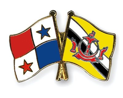 Fahnen Pins Panama Brunei-Darussalam