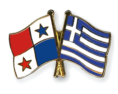 Fahnen Pins Panama Griechenland