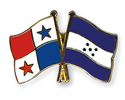 Fahnen Pins Panama Honduras