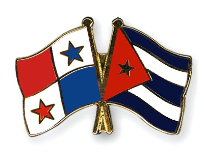Fahnen Pins Panama Kuba