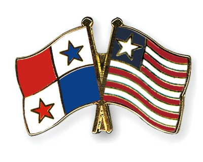 Fahnen Pins Panama Liberia