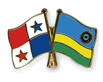 Fahnen Pins Panama Ruanda