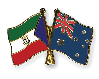 Fahnen Pins quatorialguinea Australien