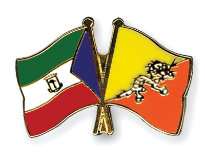 Fahnen Pins quatorialguinea Bhutan