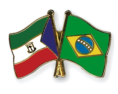 Fahnen Pins quatorialguinea Brasilien