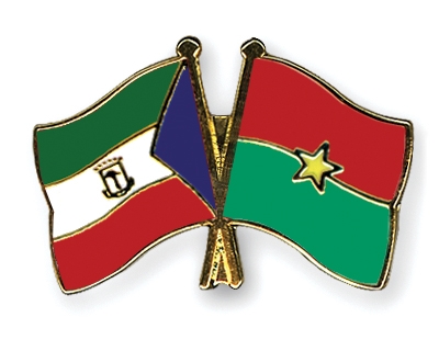 Fahnen Pins quatorialguinea Burkina-Faso