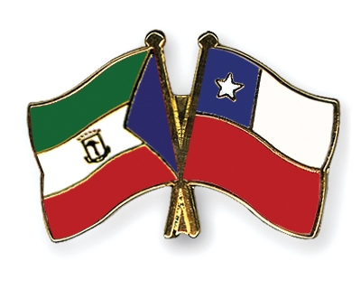 Fahnen Pins quatorialguinea Chile