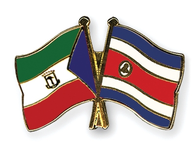 Fahnen Pins quatorialguinea Costa-Rica