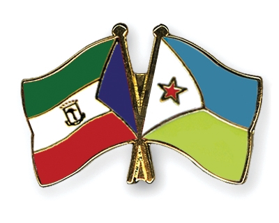 Fahnen Pins quatorialguinea Dschibuti