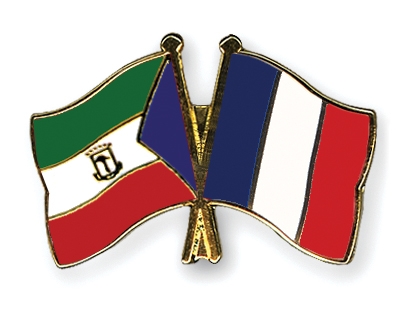 Fahnen Pins quatorialguinea Frankreich