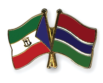 Fahnen Pins quatorialguinea Gambia