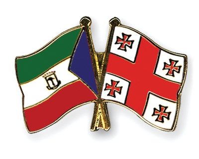 Fahnen Pins quatorialguinea Georgien