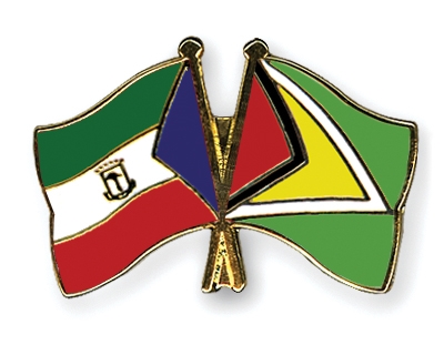 Fahnen Pins quatorialguinea Guyana