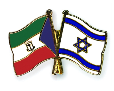 Fahnen Pins quatorialguinea Israel