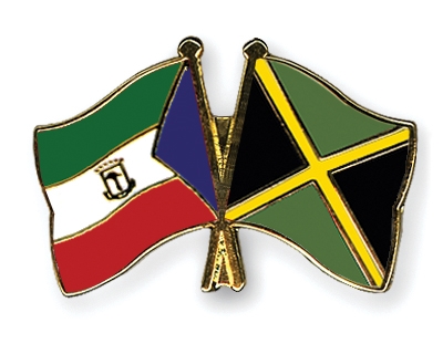 Fahnen Pins quatorialguinea Jamaika