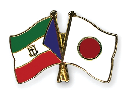 Fahnen Pins quatorialguinea Japan