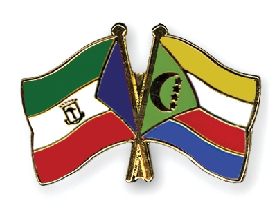 Fahnen Pins quatorialguinea Komoren