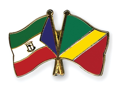 Fahnen Pins quatorialguinea Kongo-Republik