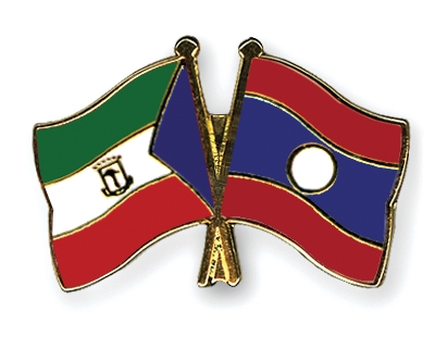 Fahnen Pins quatorialguinea Laos