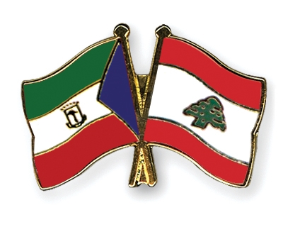 Fahnen Pins quatorialguinea Libanon
