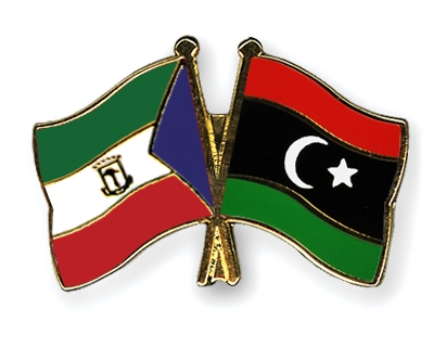Fahnen Pins quatorialguinea Libyen