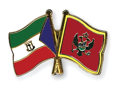 Fahnen Pins quatorialguinea Montenegro