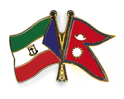 Fahnen Pins quatorialguinea Nepal
