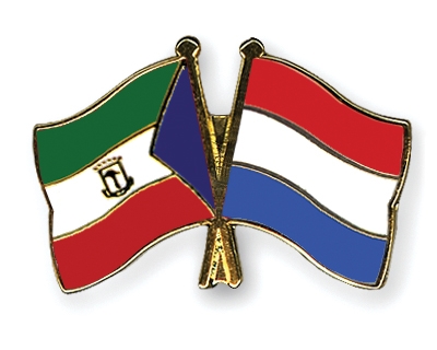 Fahnen Pins quatorialguinea Niederlande