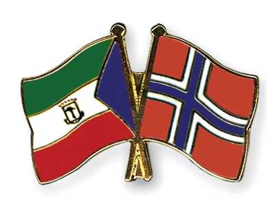 Fahnen Pins quatorialguinea Norwegen