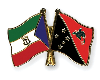 Fahnen Pins quatorialguinea Papua-Neuguinea