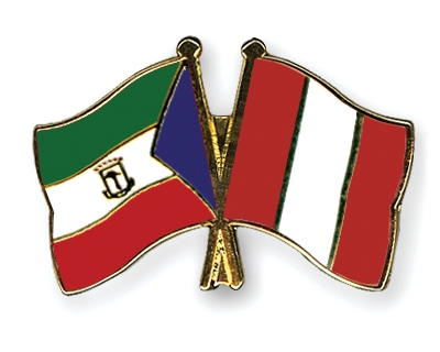 Fahnen Pins quatorialguinea Peru