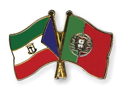 Fahnen Pins quatorialguinea Portugal