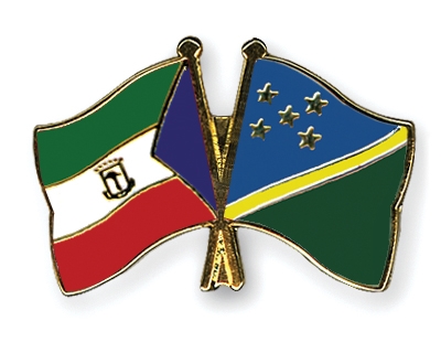 Fahnen Pins quatorialguinea Salomonen