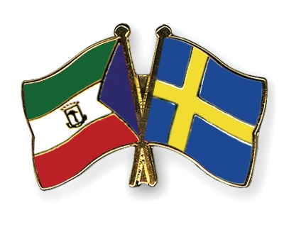 Fahnen Pins quatorialguinea Schweden