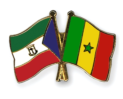 Fahnen Pins quatorialguinea Senegal