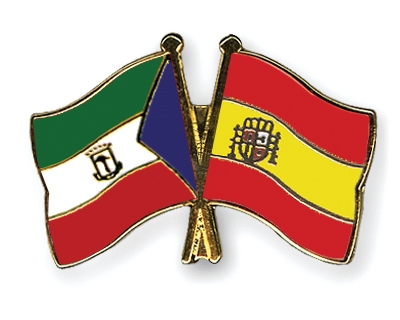 Fahnen Pins quatorialguinea Spanien