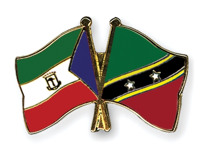 Fahnen Pins quatorialguinea St-Kitts-und-Nevis