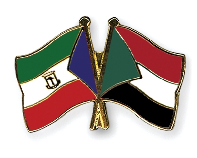 Fahnen Pins quatorialguinea Sudan