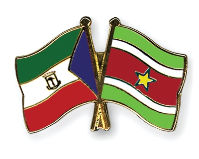 Fahnen Pins quatorialguinea Surinam