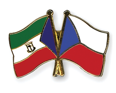 Fahnen Pins quatorialguinea Tschechische-Republik