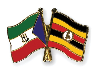 Fahnen Pins quatorialguinea Uganda