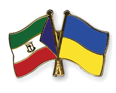 Fahnen Pins quatorialguinea Ukraine