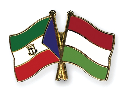 Fahnen Pins quatorialguinea Ungarn