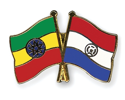 Fahnen Pins thiopien Paraguay