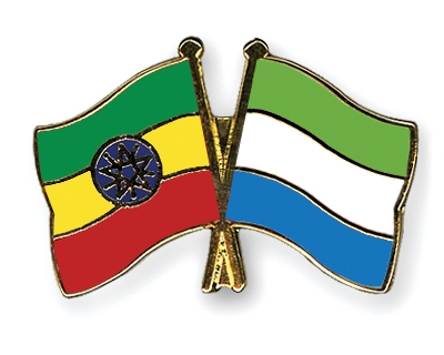 Fahnen Pins thiopien Sierra-Leone