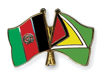 Fahnen Pins Afghanistan Guyana