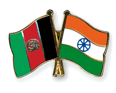 Fahnen Pins Afghanistan Indien