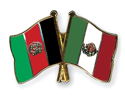 Fahnen Pins Afghanistan Mexiko