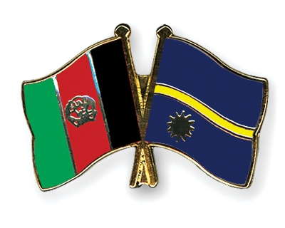 Fahnen Pins Afghanistan Nauru
