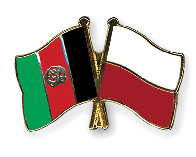 Fahnen Pins Afghanistan Polen